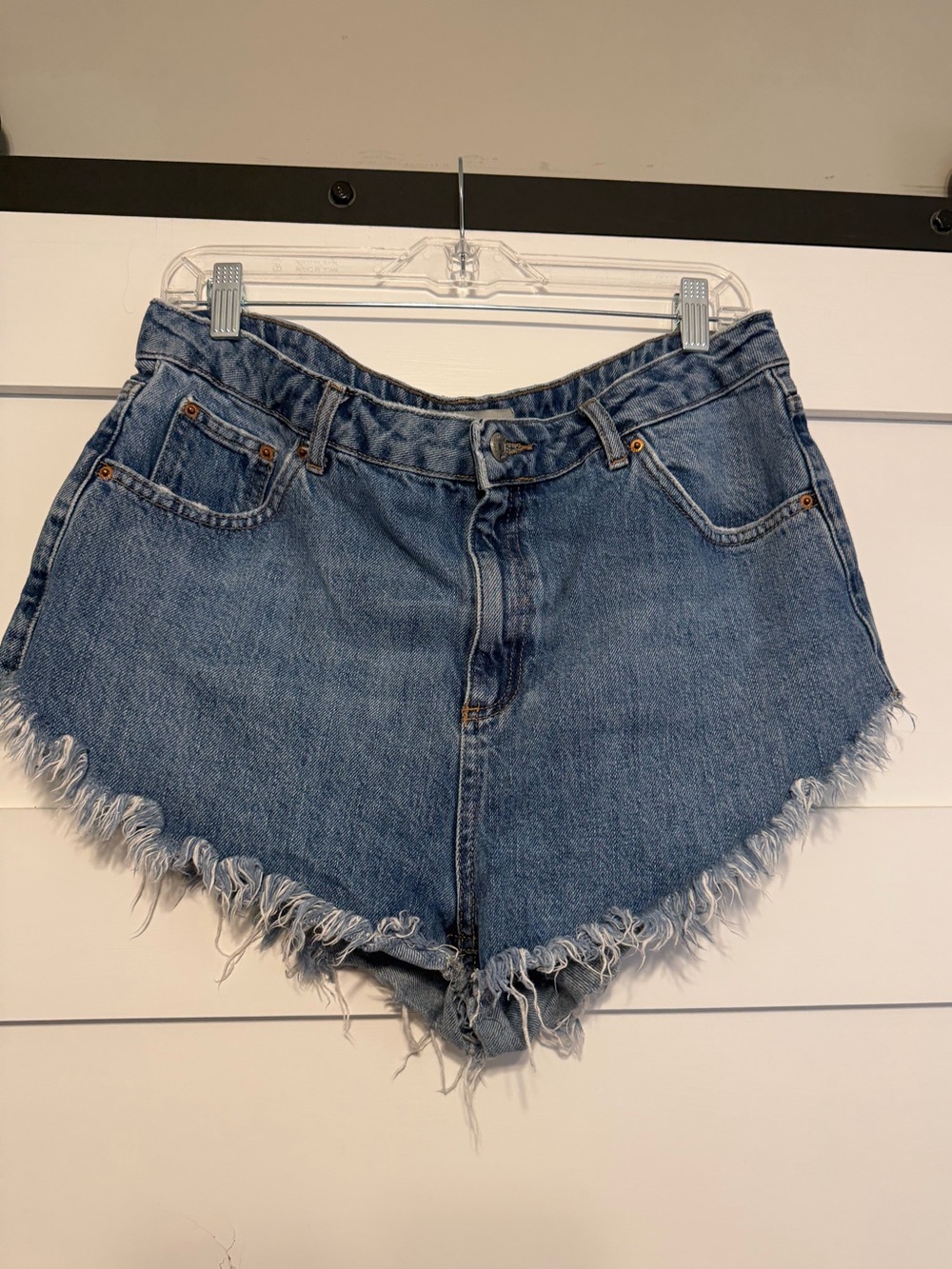 Topshop Moto Kiri Denim Shorts Size 12
